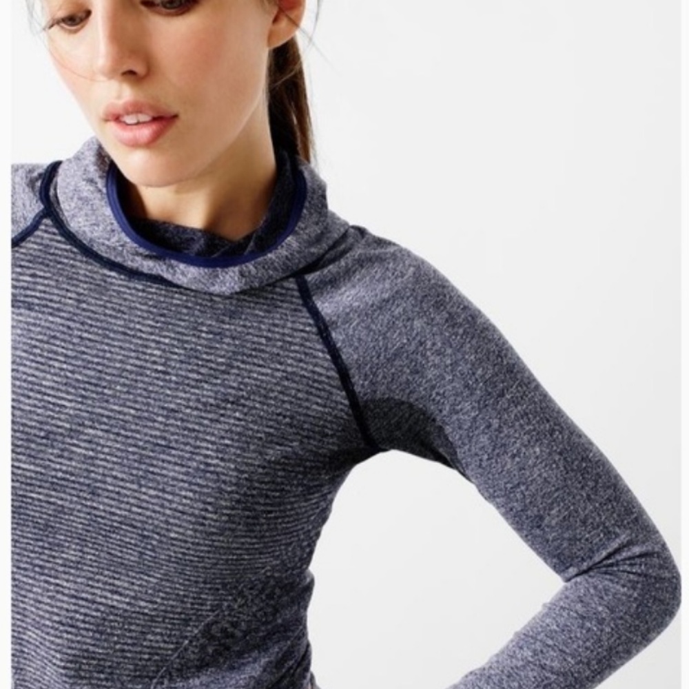 New Balance for J.Crew reversible seamless hoodie